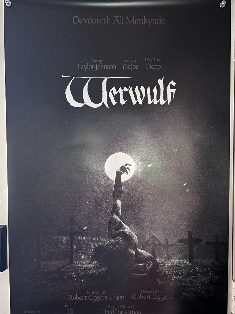 WERWULF (2026) - ORIGINAL DOUBLE SIDED ADVANCE MOVIE POSTER